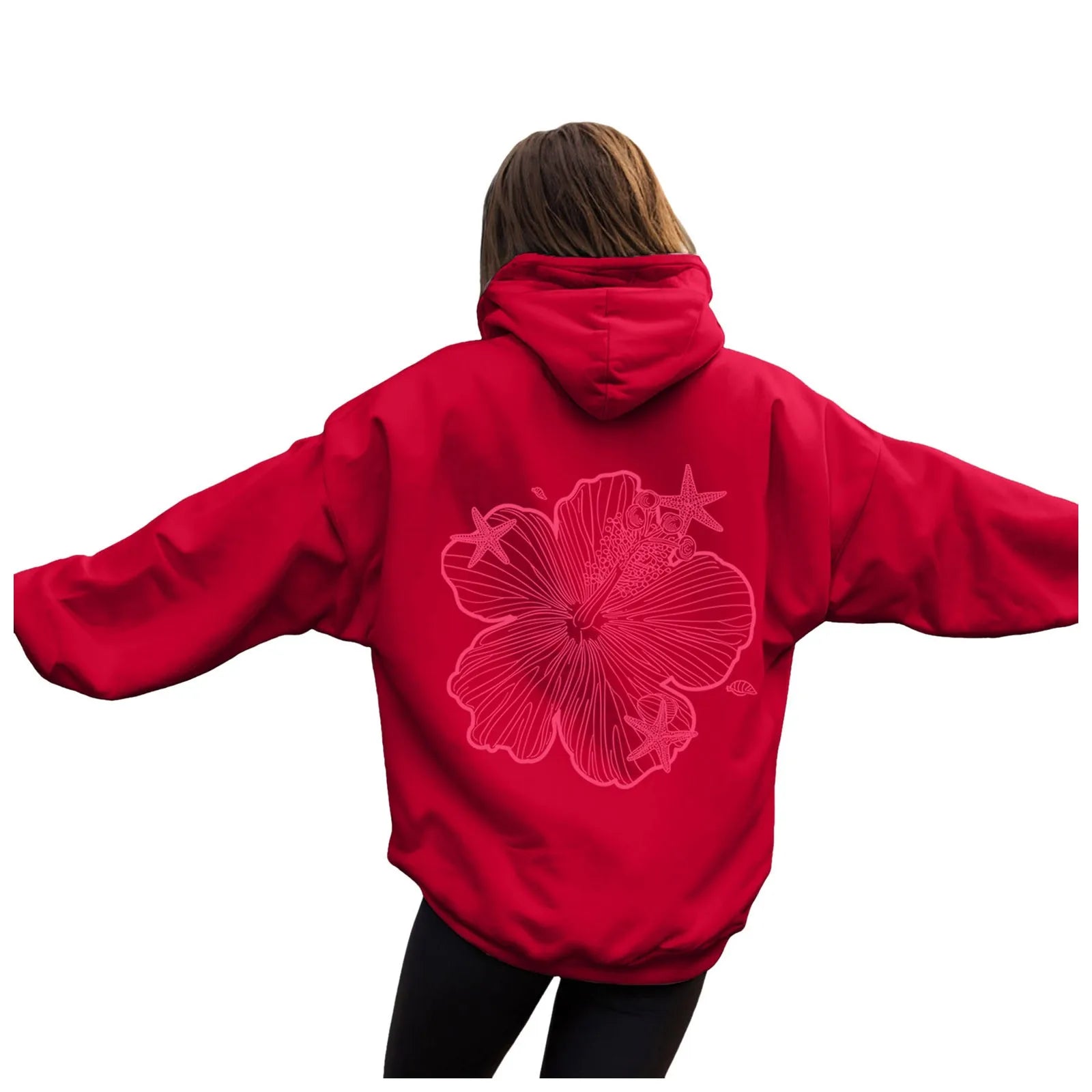 Long Hoodie Sweatshirt